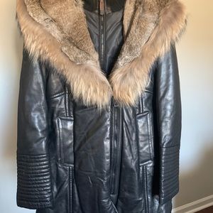 Rudsak Leather Puffer Coat